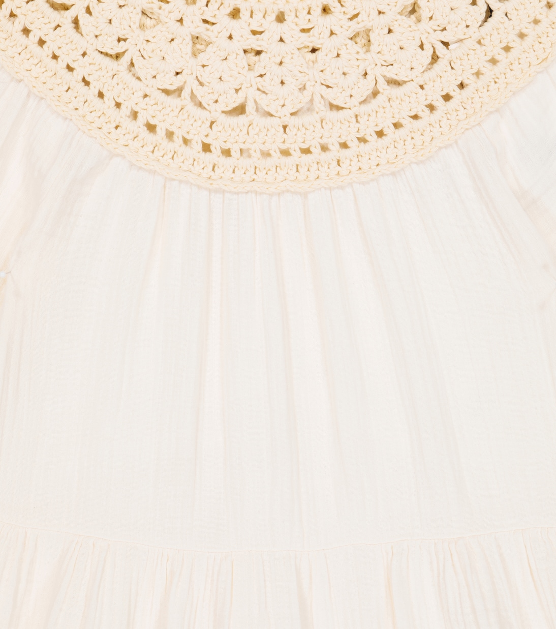 Artemisa crochet cotton dress in white The New Society Mytheresa