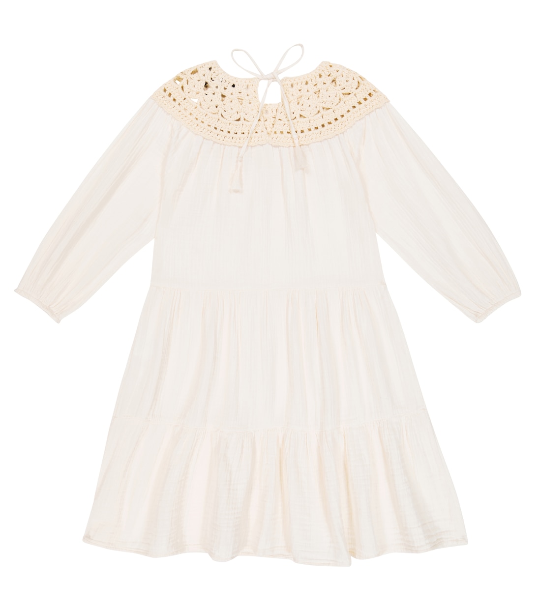 Artemisa crochet cotton dress in white The New Society Mytheresa
