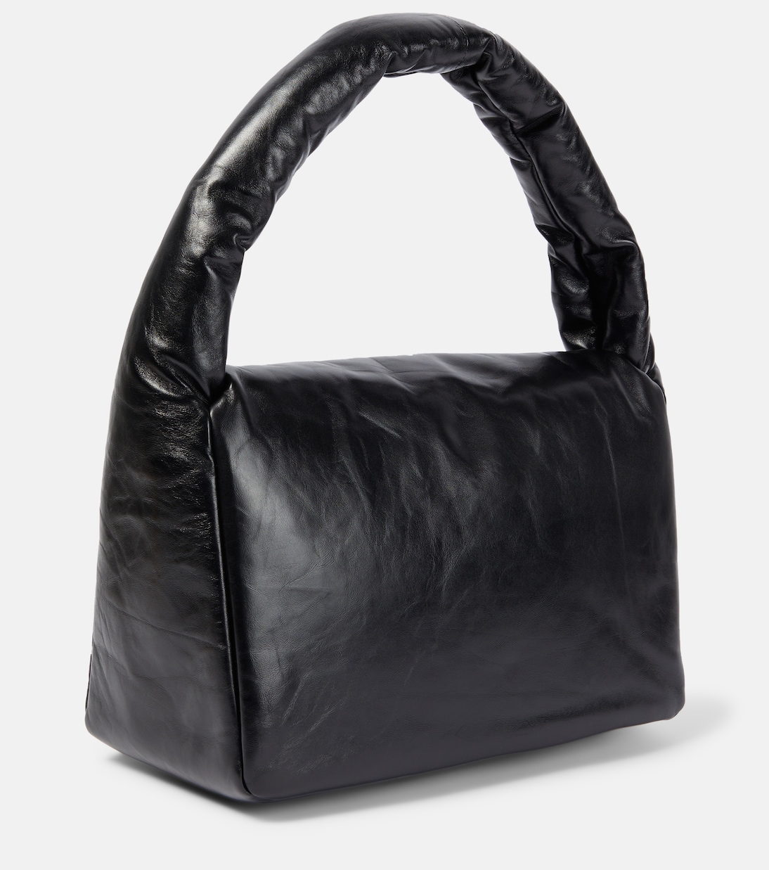 Balenciaga Women Black Nylon Medium Monaco Shoulder Bag