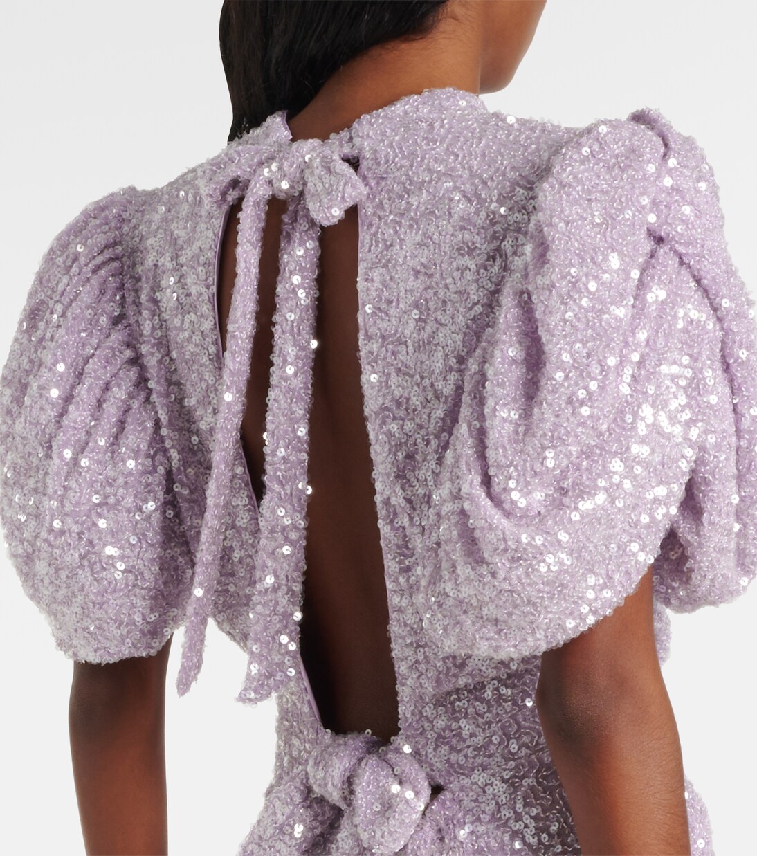 Open Back Sequined Dress