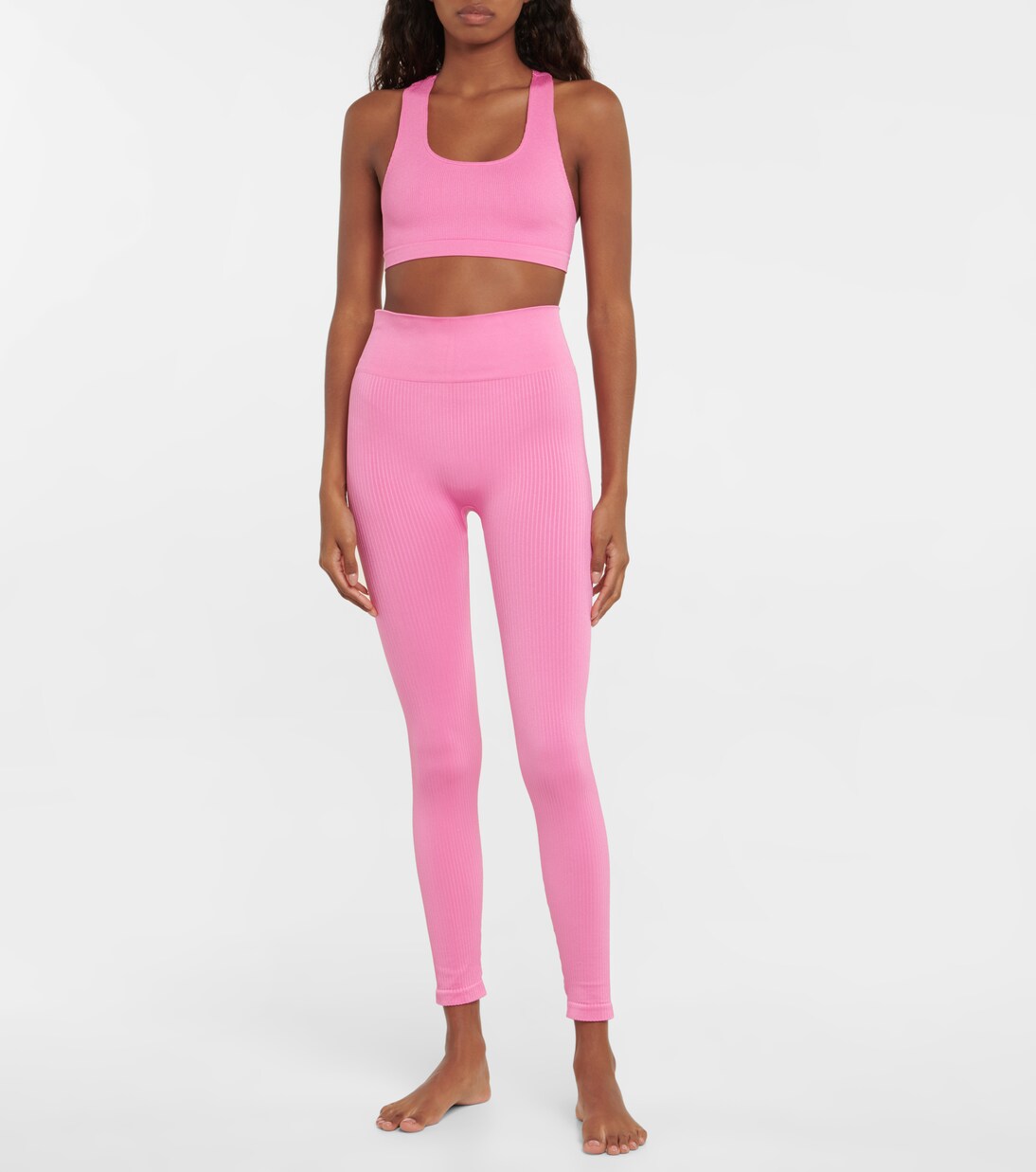 Elated bra and Blithe leggings set in pink - Prism | Mytheresa