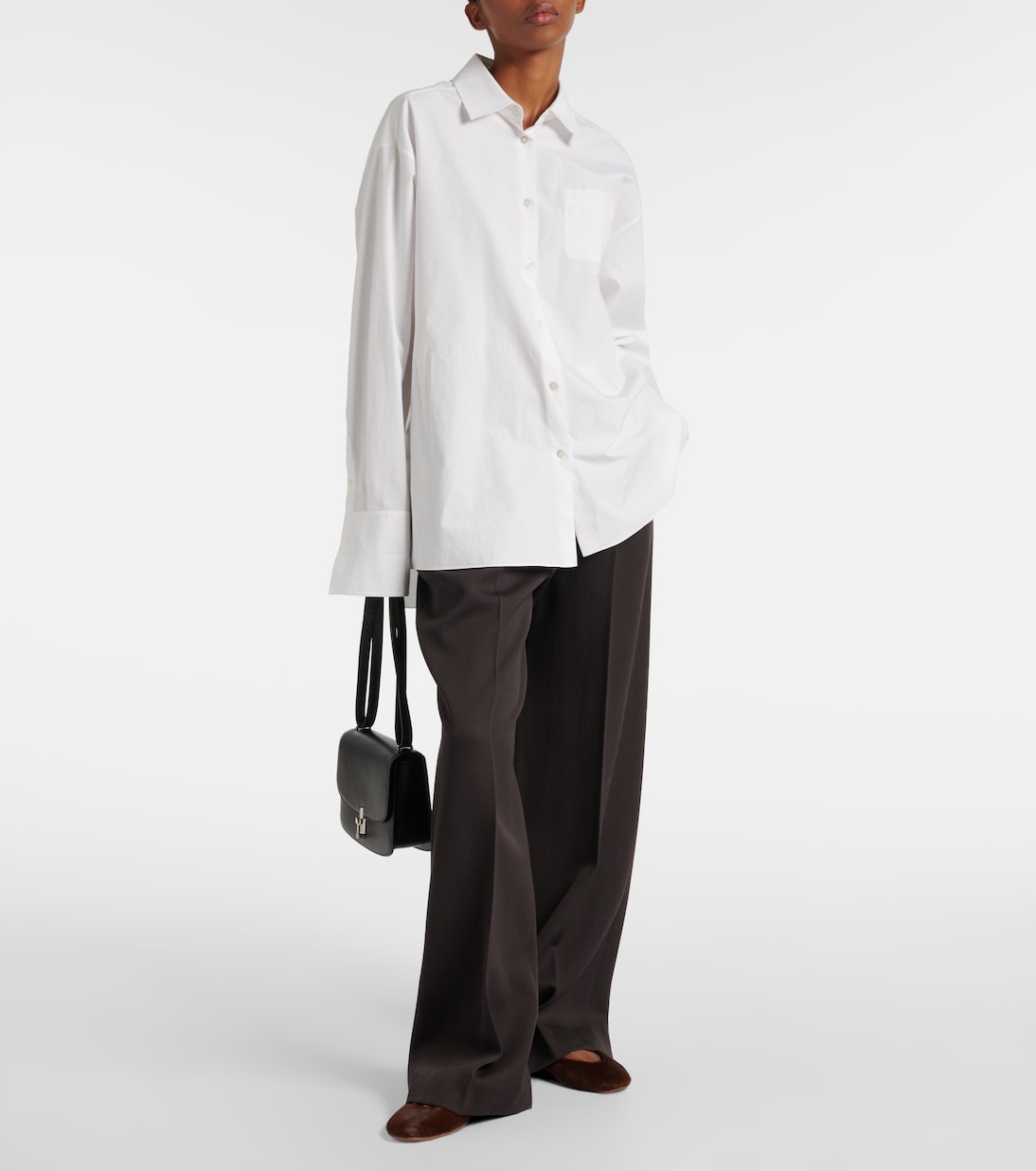 Ballerinas Gemma aus Kalbshaar in Braun - The Row | Mytheresa 