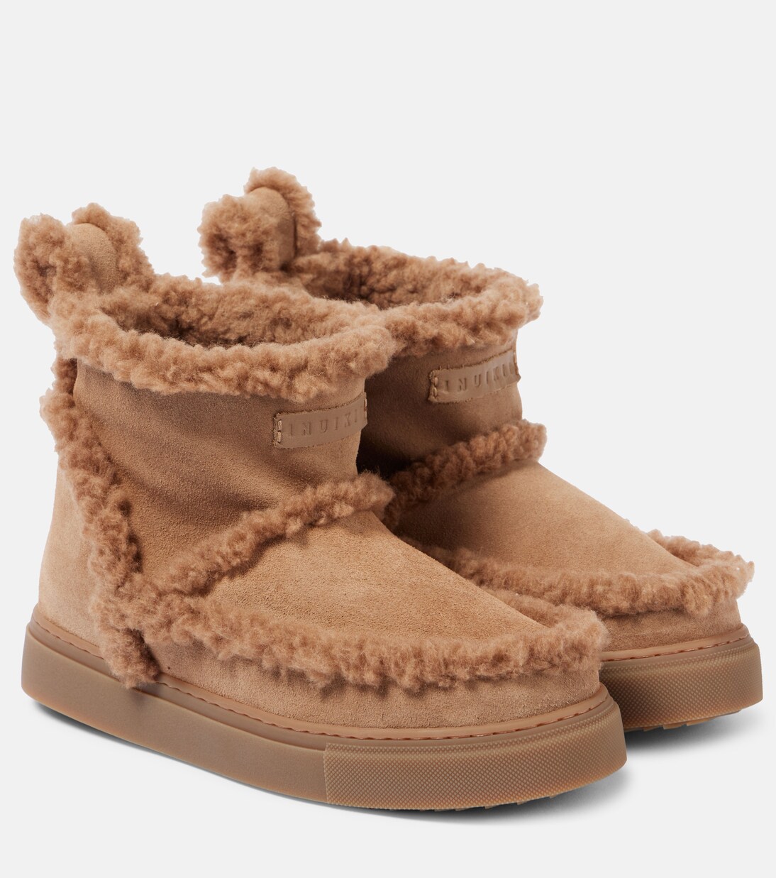 Bow Tie Slouchy Suede Ankle Boots - 2 Colors