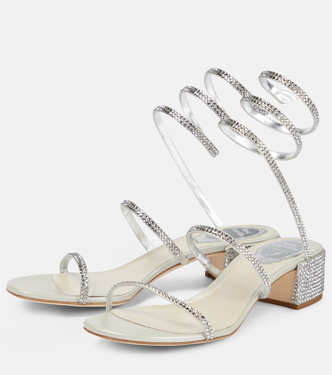 Rene Caovilla Women's Cleo Sandal Silver main image 0