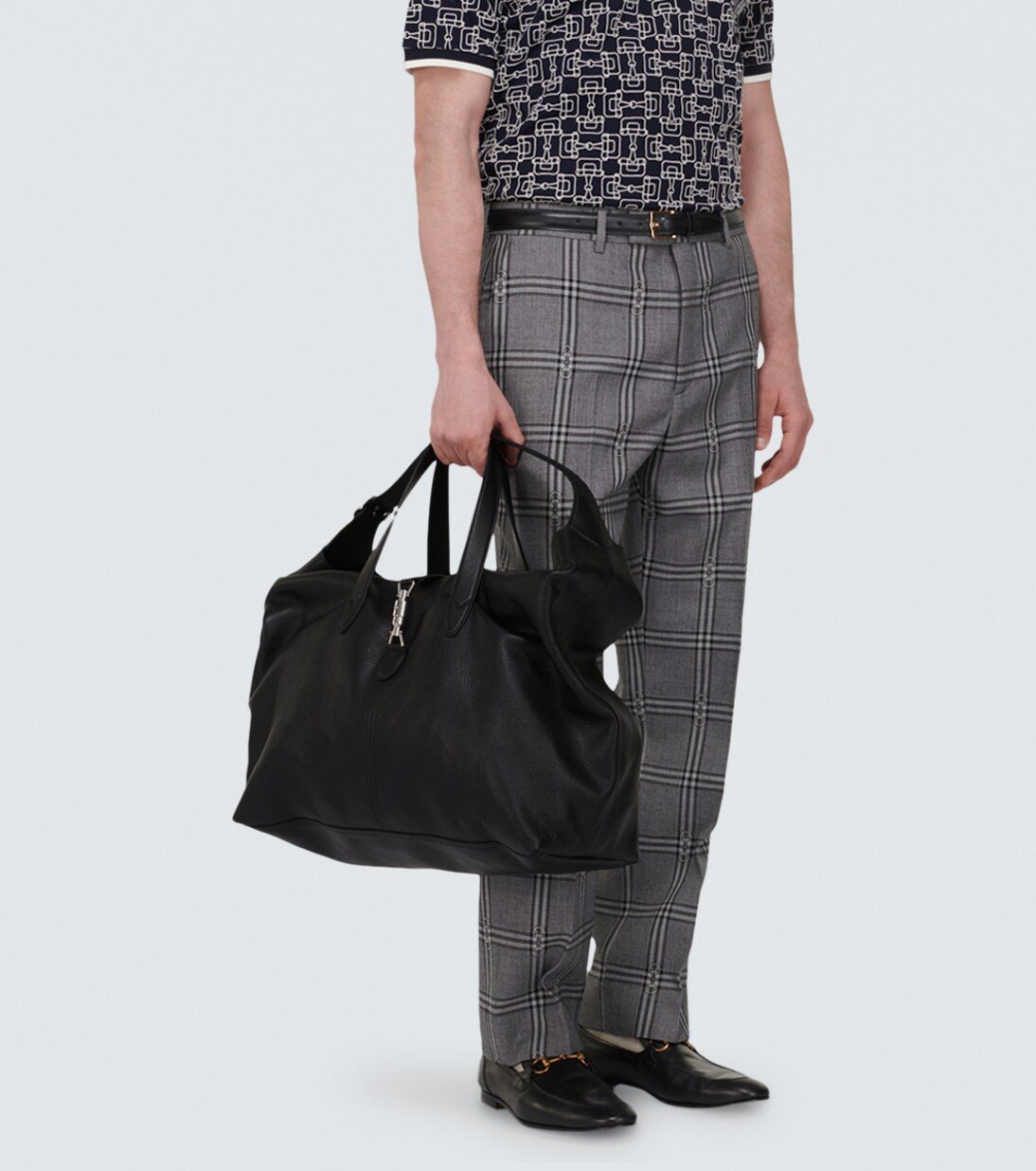 Weekender Jackie 1961 Large aus Leder in Schwarz - Gucci | Mytheresa