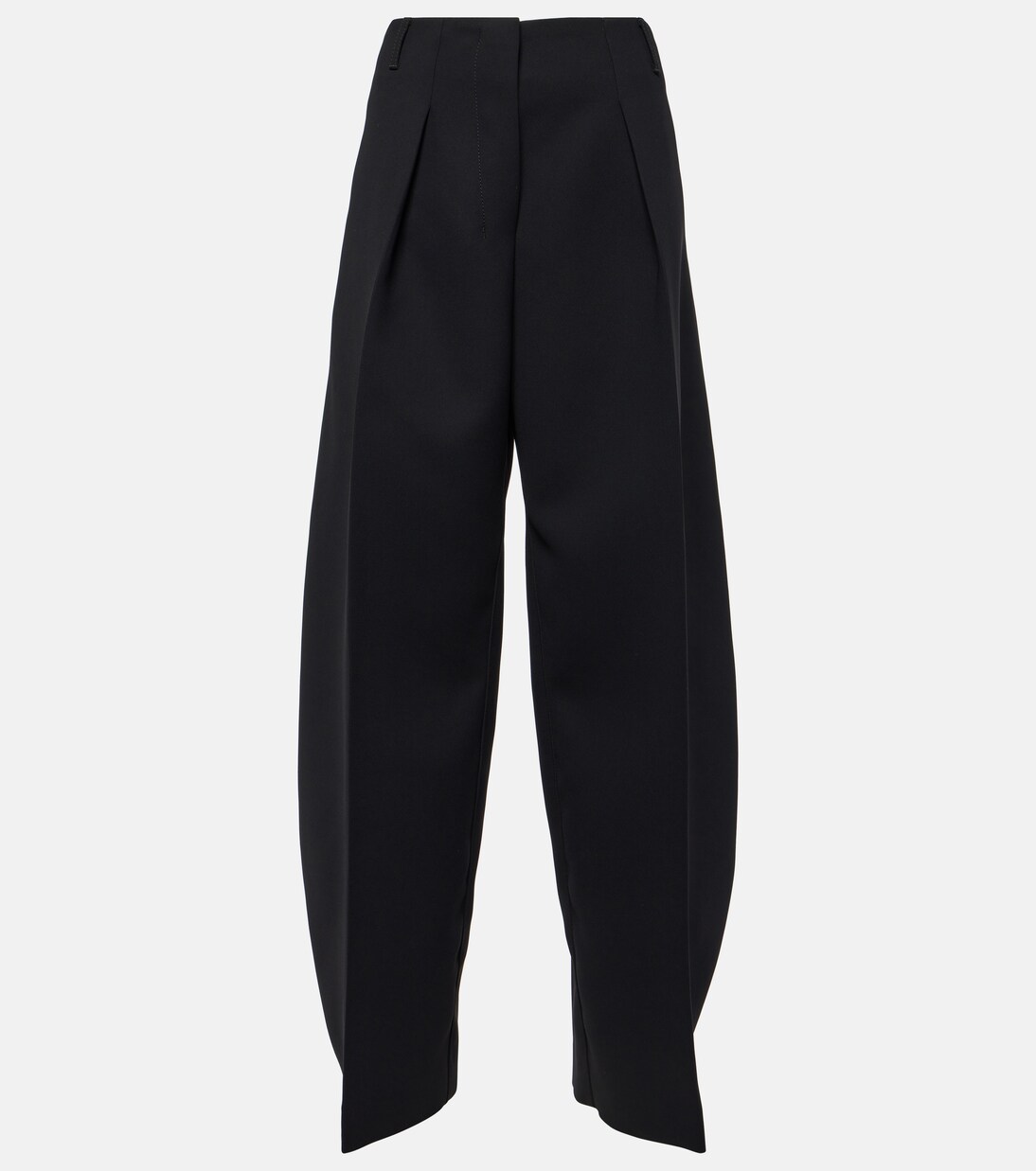 Le Pantalon Ovalo wide-leg pants in black - Jacquemus | Mytheresa
