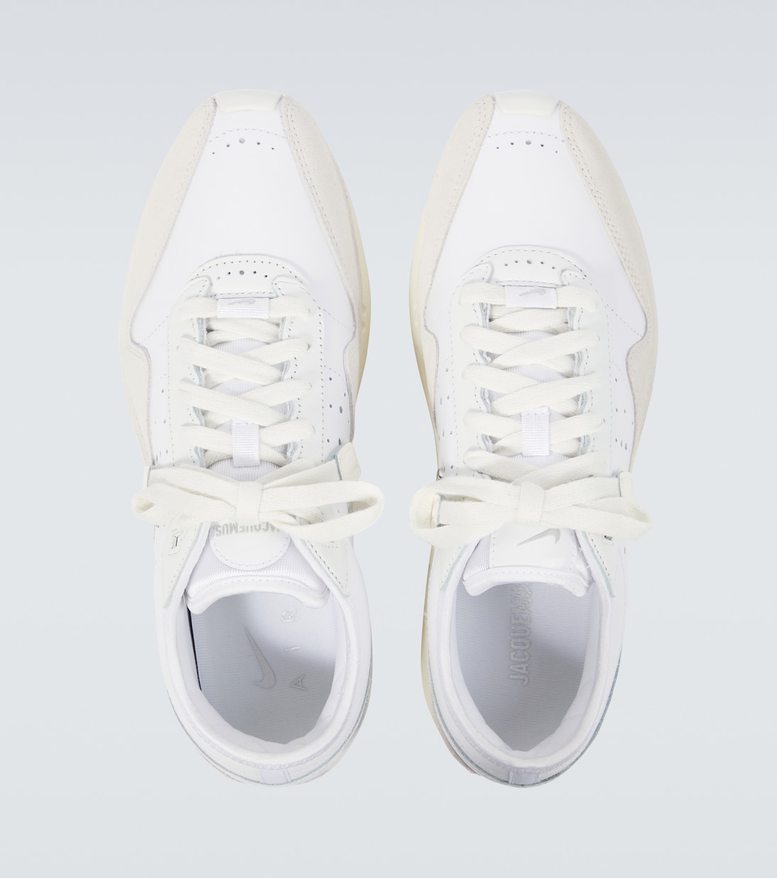 x Jacquemus Air Max 1 leather sneakers in white - Nike | Mytheresa 