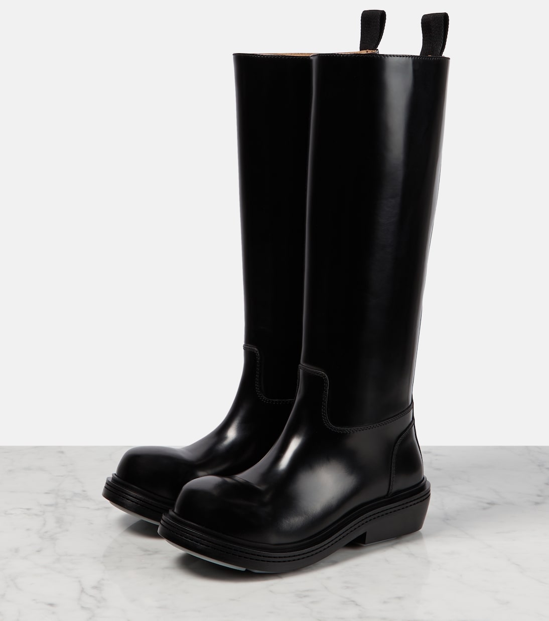 Bottes en cuir verni | Bottega Veneta