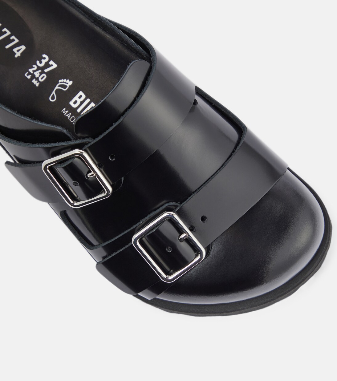 Slippers 222 West aus Leder in Schwarz - Birkenstock 1774 | Mytheresa 