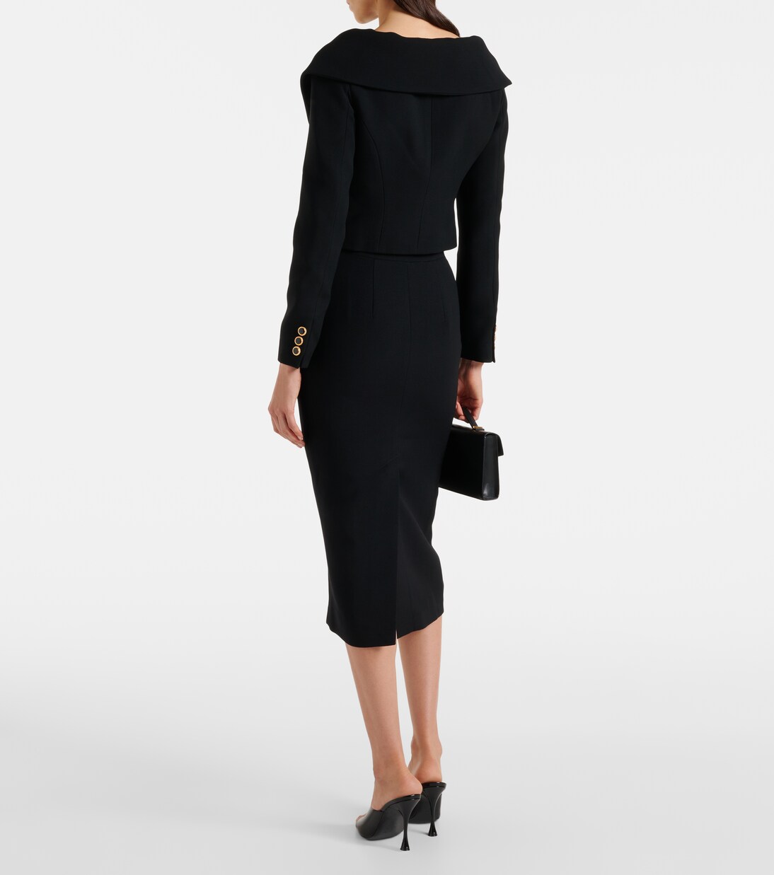 Alessandra Rich Alessandra Rich Maxi Wool Skirt main image 1