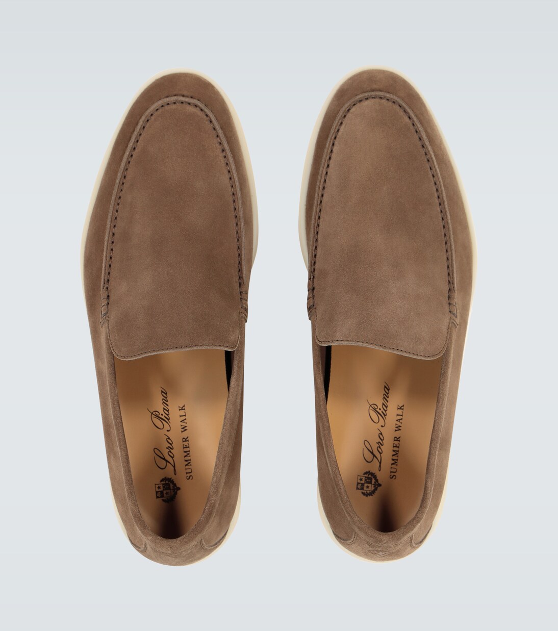 loro piana summer walk suede loafers