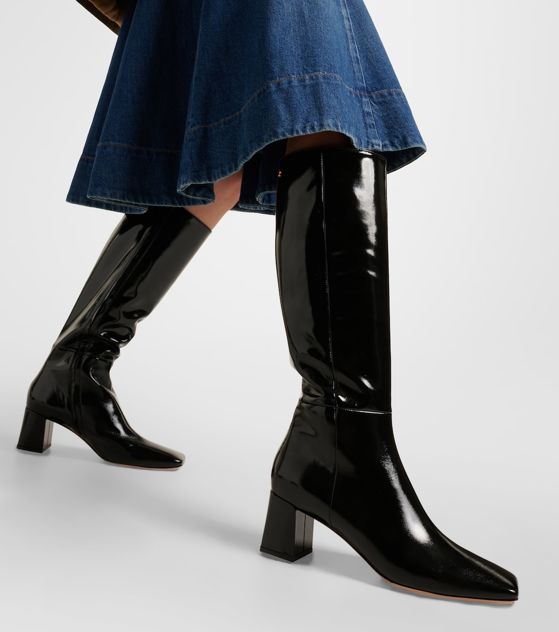 gianvito rossi patent leather boots