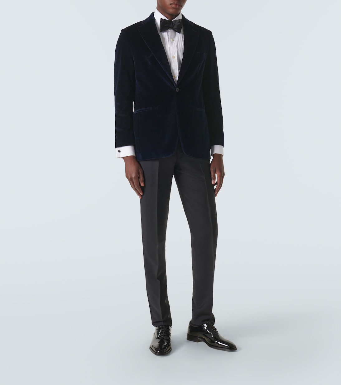 Men's 100% Polyester Tuxedo Pants - Big Man Sizes