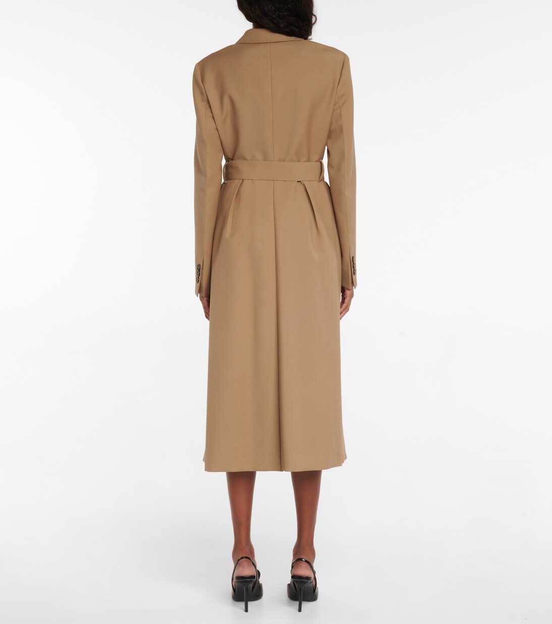 Mantel aus Schurwolle in Beige - Prada | Mytheresa