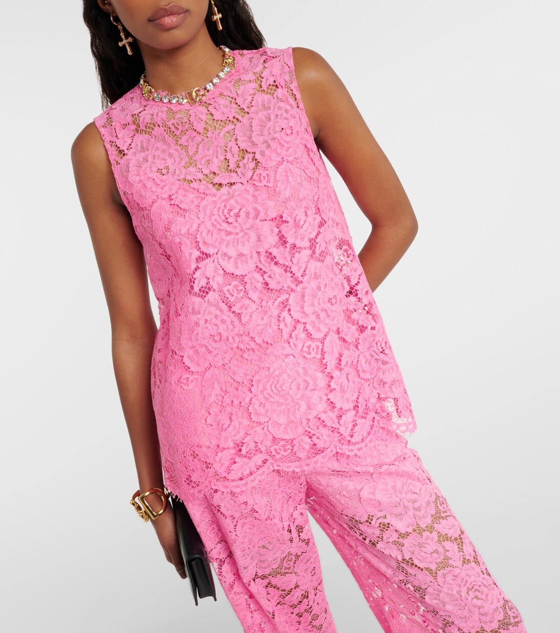 Light Pink Crepe De Chine Diva