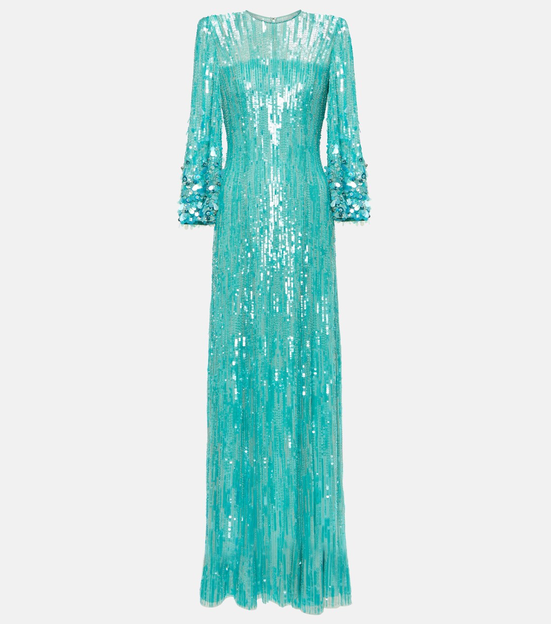 Nymph embellished gown in blue Jenny Packham Mytheresa