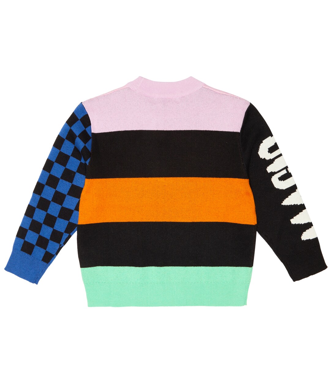 Jacquard cotton-blend sweater in multicoloured - Stella Mc Cartney 