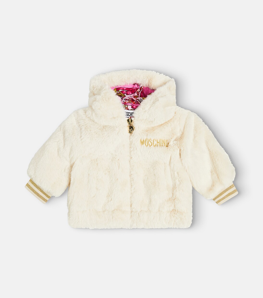 Veste Fausse Fourrure Fille - Manteau Hiver Chaud Et Doux - Enfants Et Toddler - Style Peluche - Coupe Longue Avec Poches