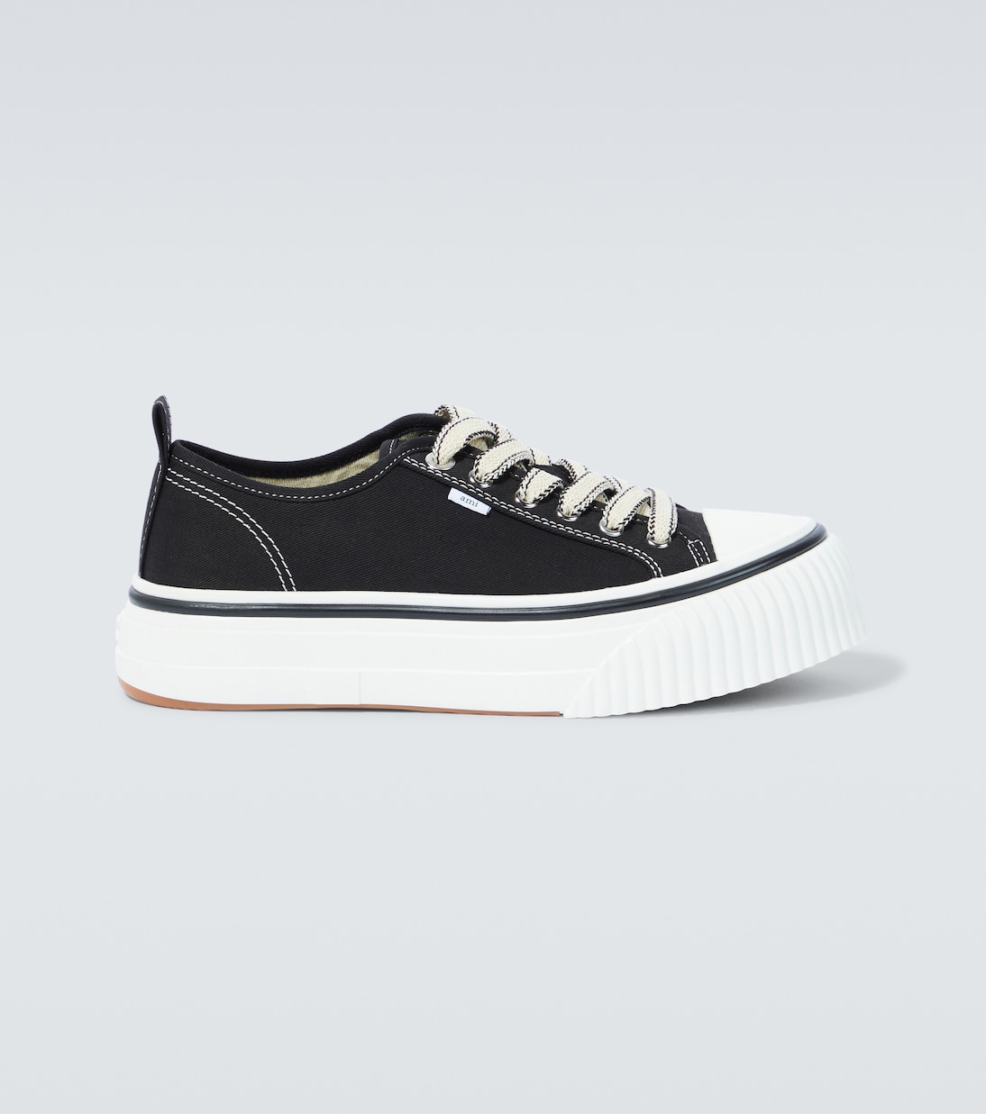 Ami 1980 canvas sneakers in black - Ami Paris | Mytheresa