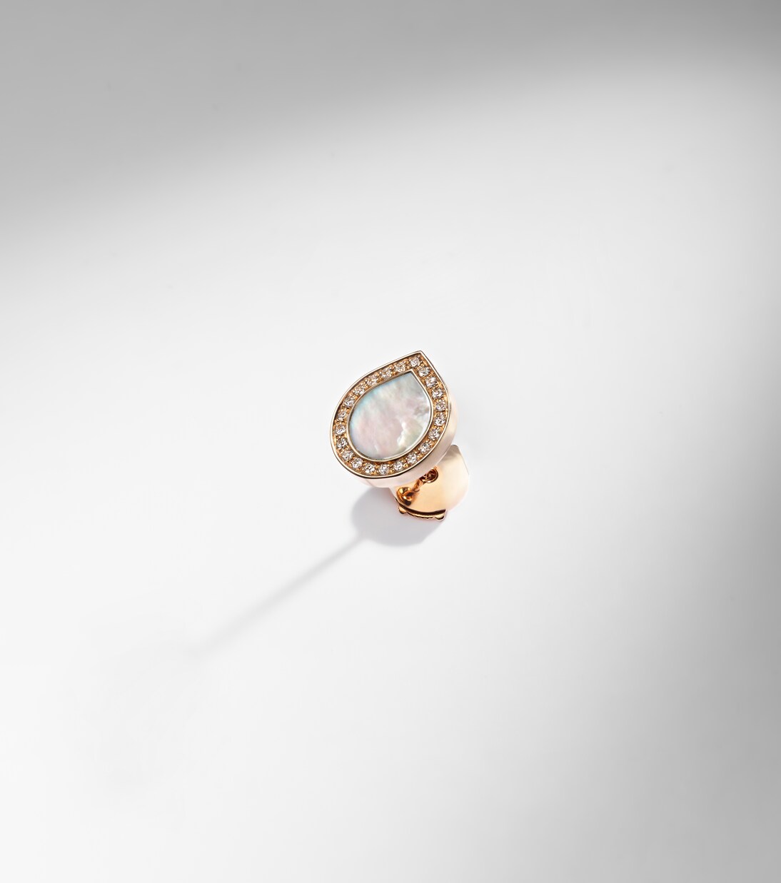 Antifer 18kt rose gold single earring with gemstones in gold  