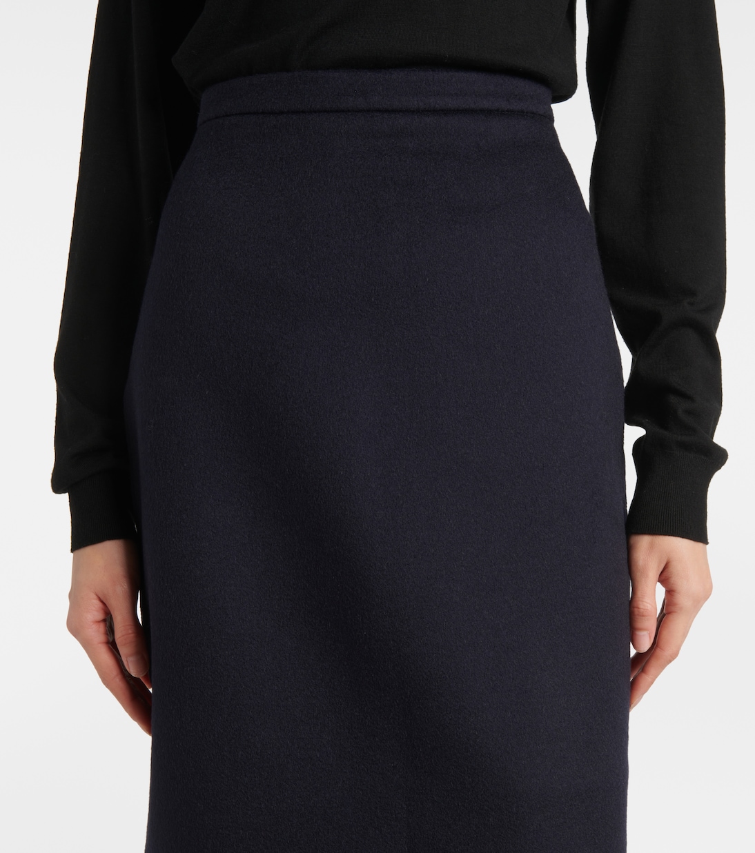 Max Mara Paolo Pencil Skirt in Navy main image 1