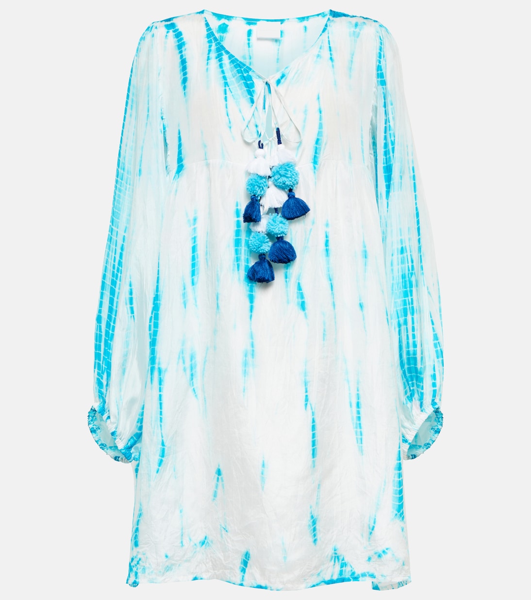 Tie-dye silk minidress | Anna Kosturova