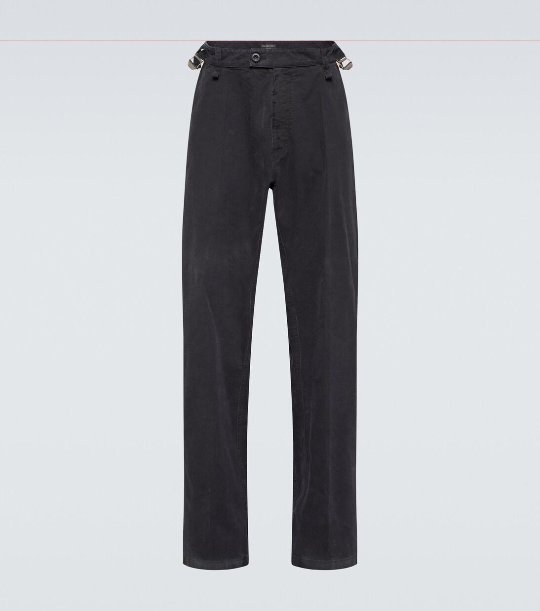 Balenciaga Black Cotton Pantsuit