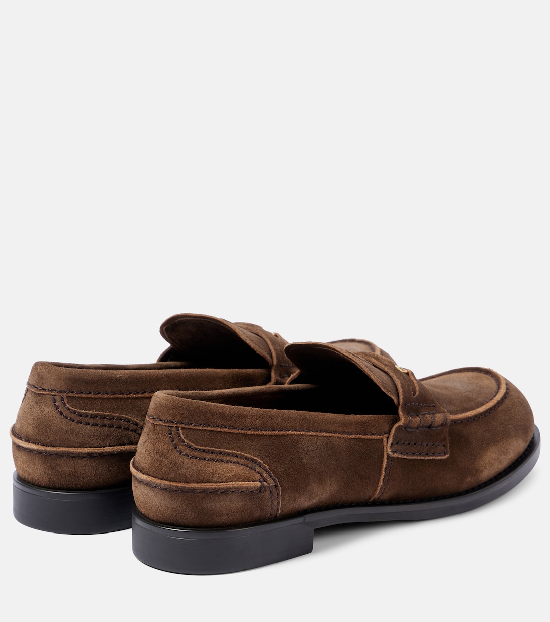 Loafers aus Veloursleder in Braun - Miu Miu | Mytheresa