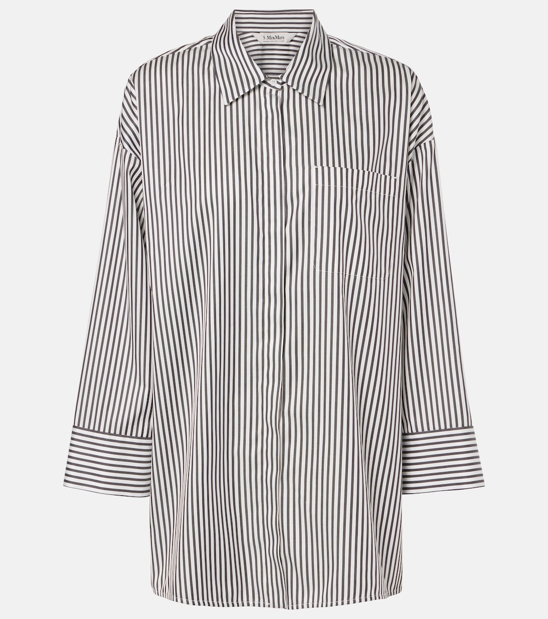 Bluse Fano aus Baumwoll-Twill in Schwarz - S Max Mara | Mytheresa