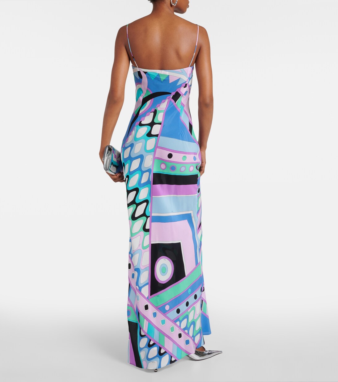 Bedrucktes Maxikleid Vivara aus Seide in Multicolor - Pucci 