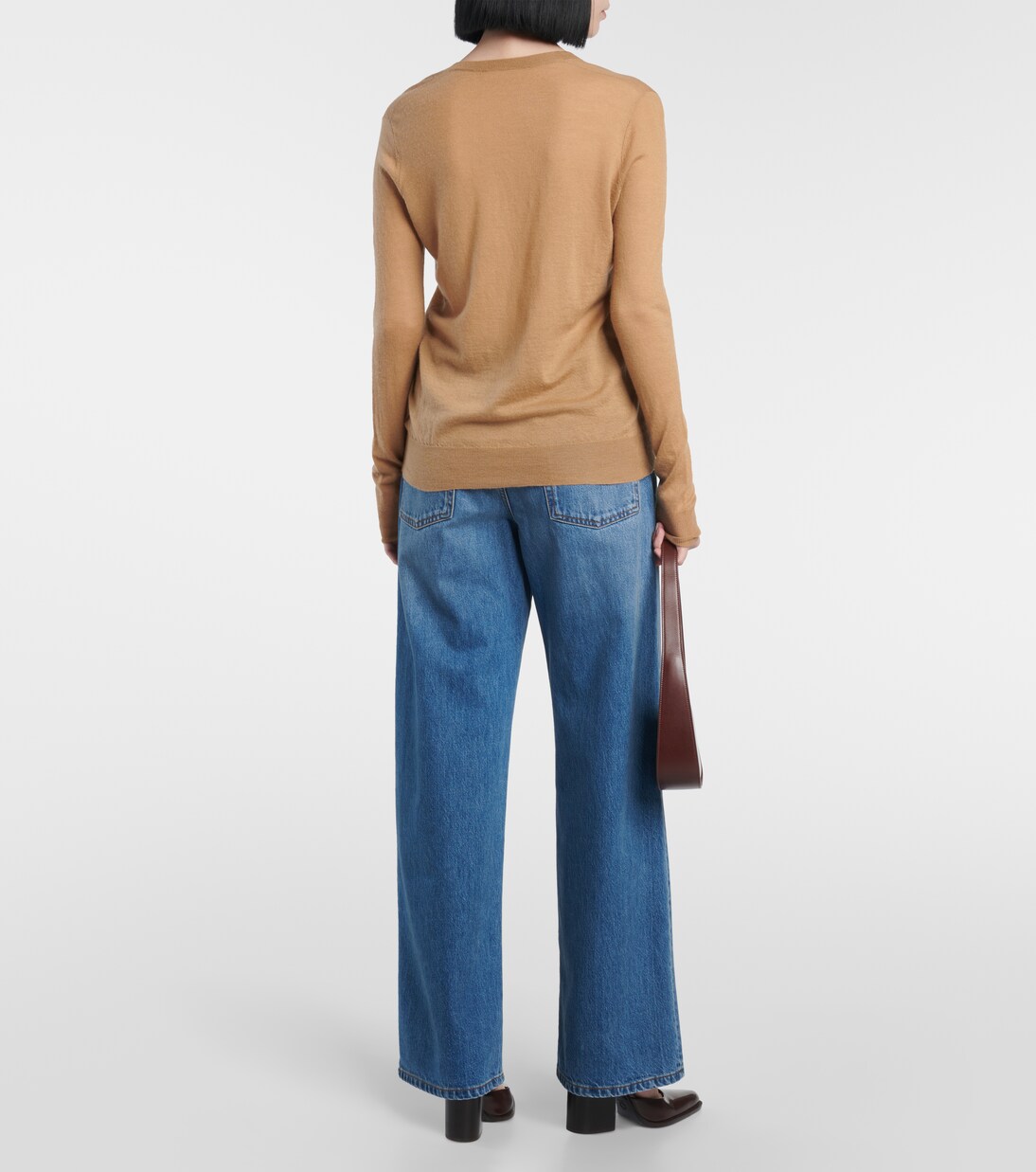 Cashair cashmere sweater in brown - Joseph | Mytheresa