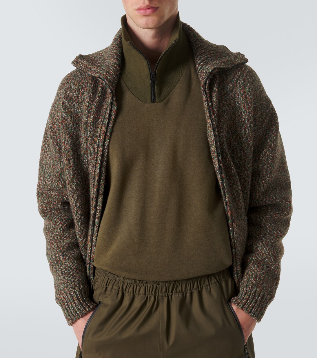 Pullover aus Baumwolle und Kaschmir in Grün - Loro Piana | Mytheresa