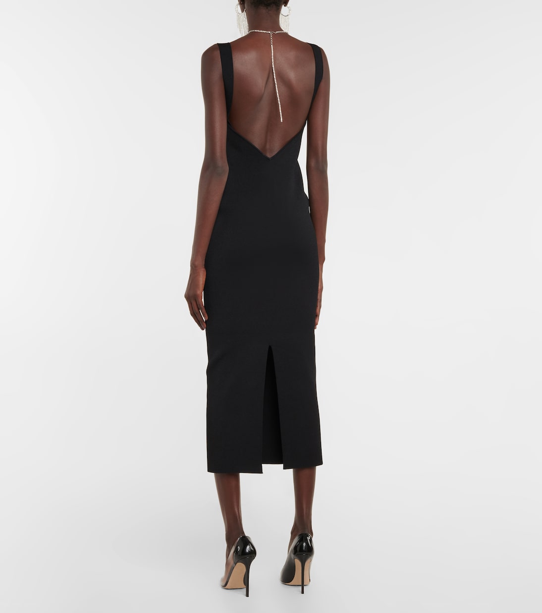 Celeste Embellished Draped Blazer Dress main image 0