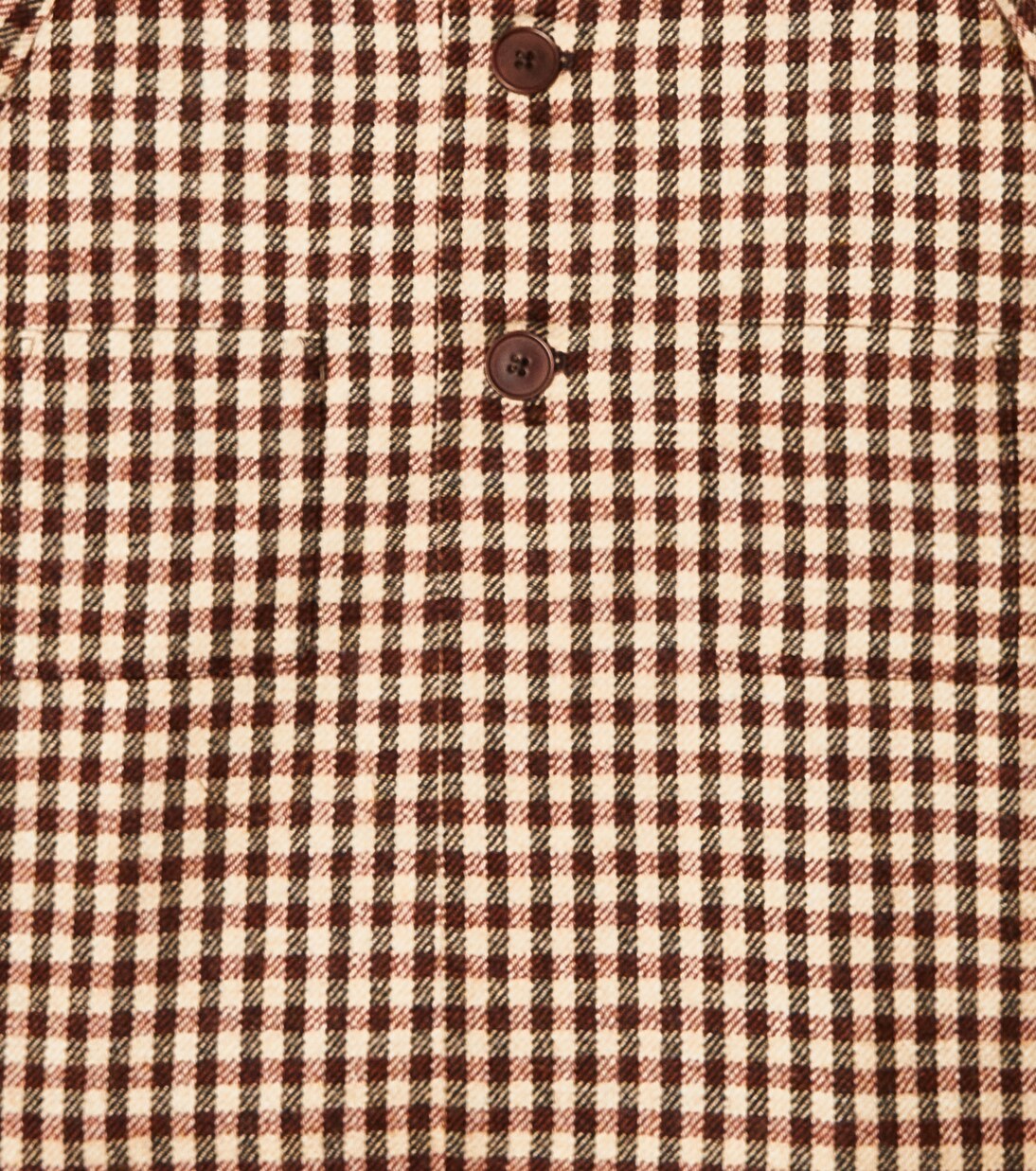 Danby checked wool coat in brown - Caramel | Mytheresa 