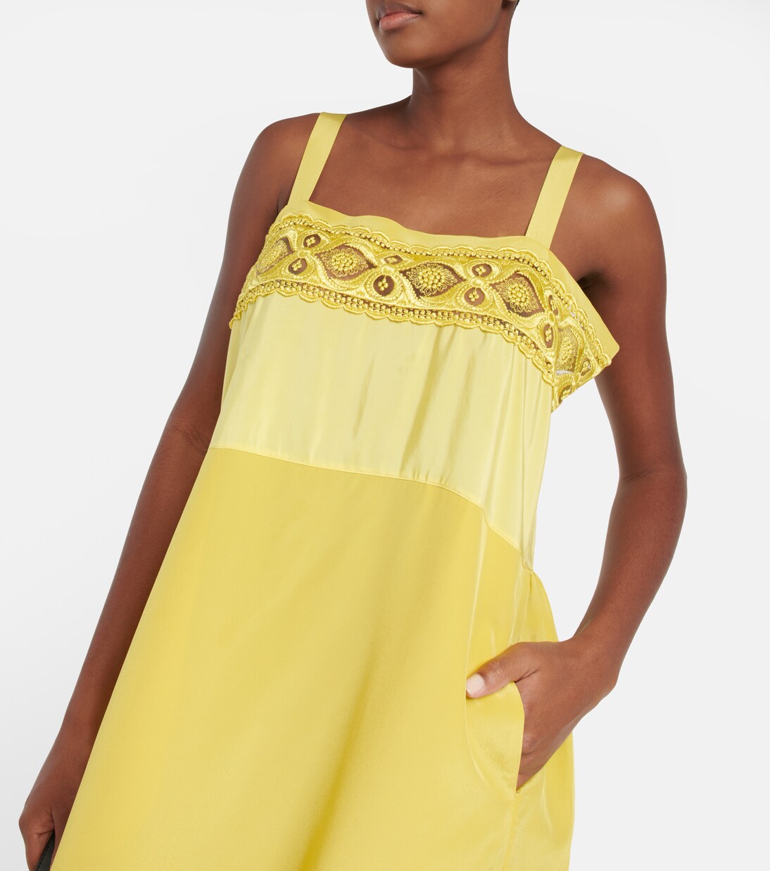 MARGIELA Rayon stiped dress