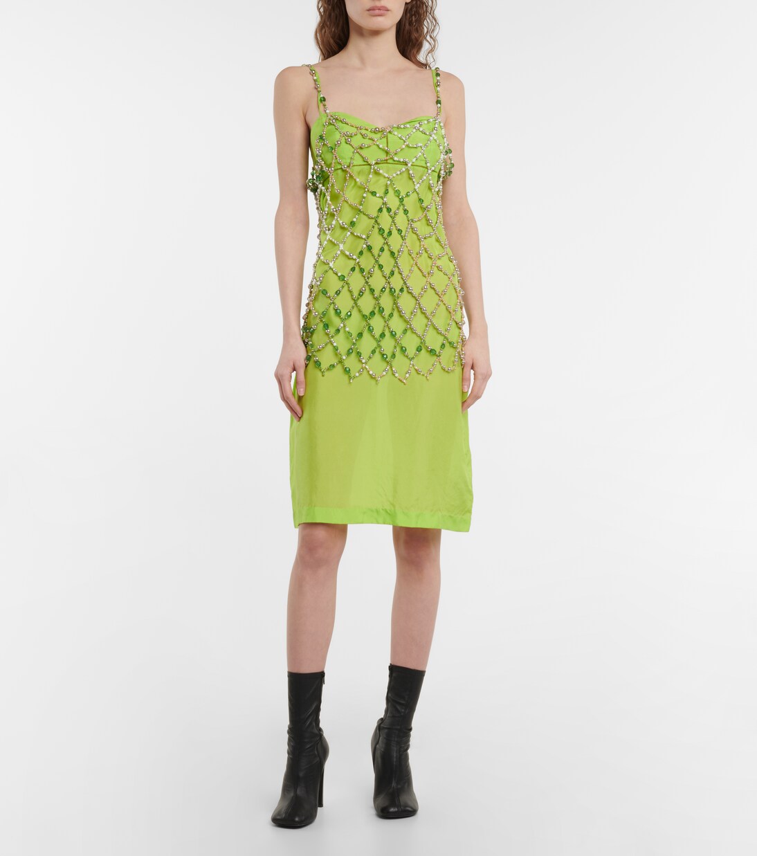 DRIES VAN NOTEN lace mesh top