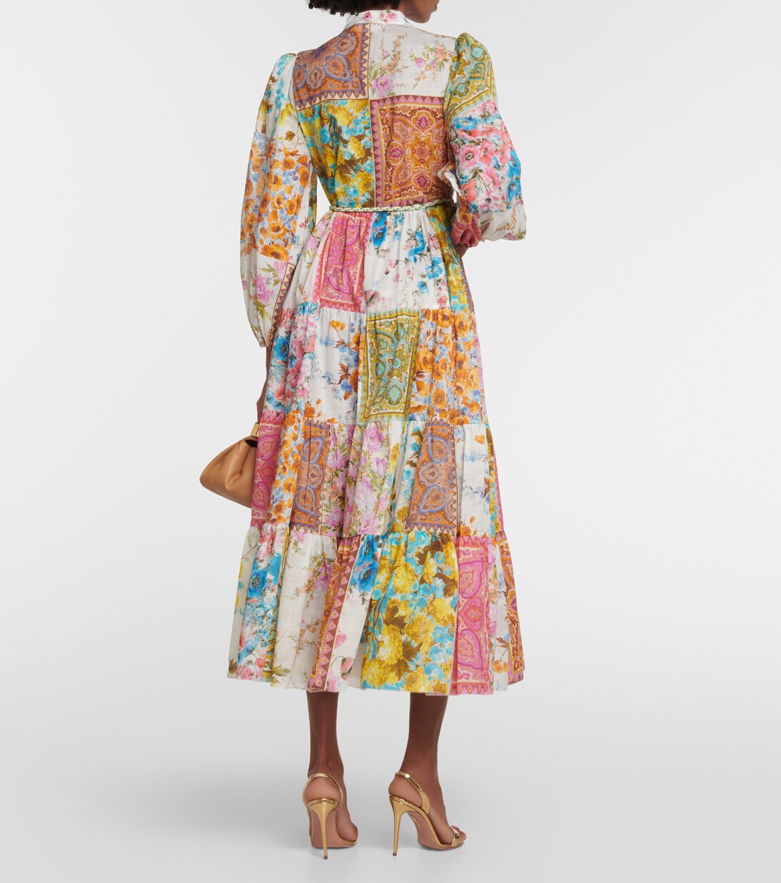 Midikleid Halcyon aus Baumwolle in Multicolor - Zimmermann | Mytheresa 