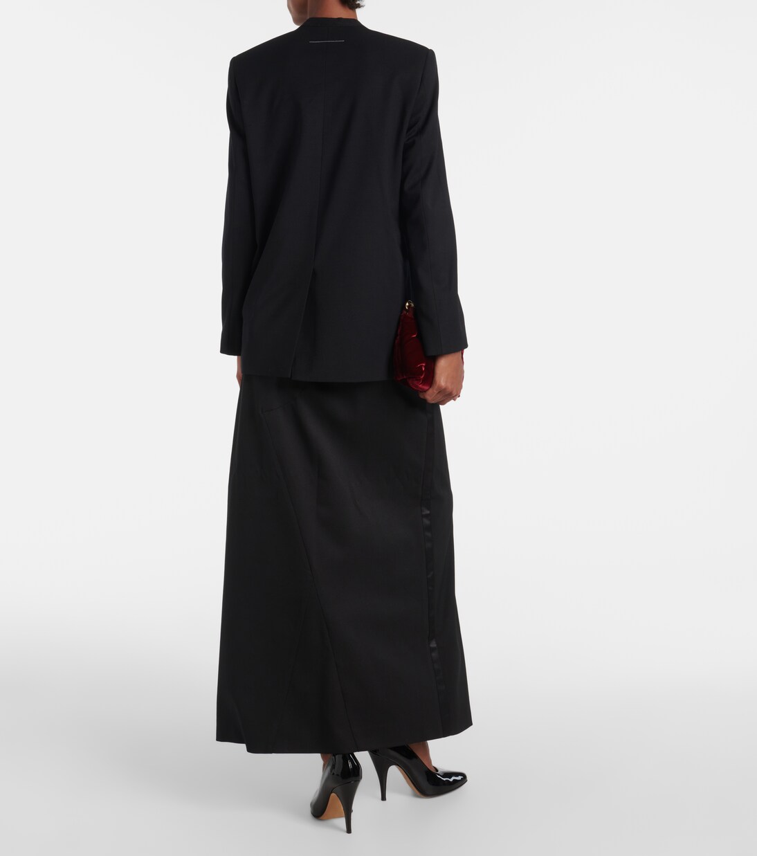 Distressed blazer in black - MM 6 Maison Margiela | Mytheresa 