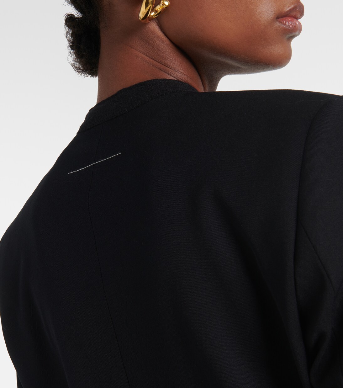 Distressed blazer in black - MM 6 Maison Margiela | Mytheresa 