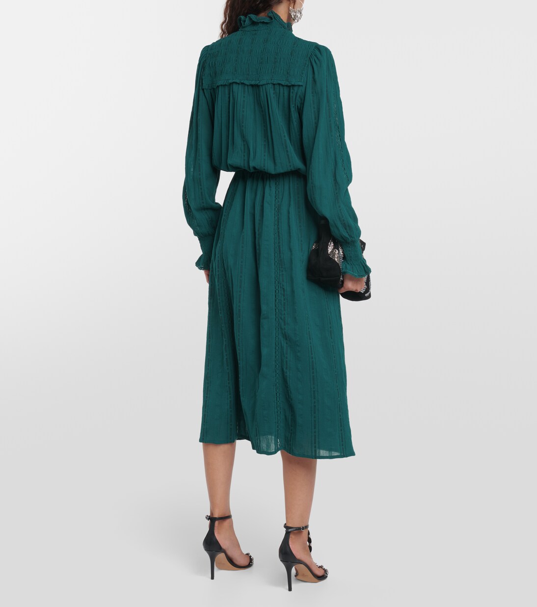 Marant Etoile Gray Cotton Casual Dress main image 1