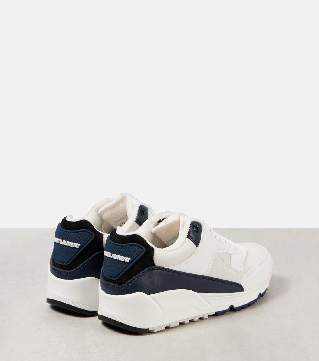 Saint Laurent Men's Smooth Leather SL Sneaker White
