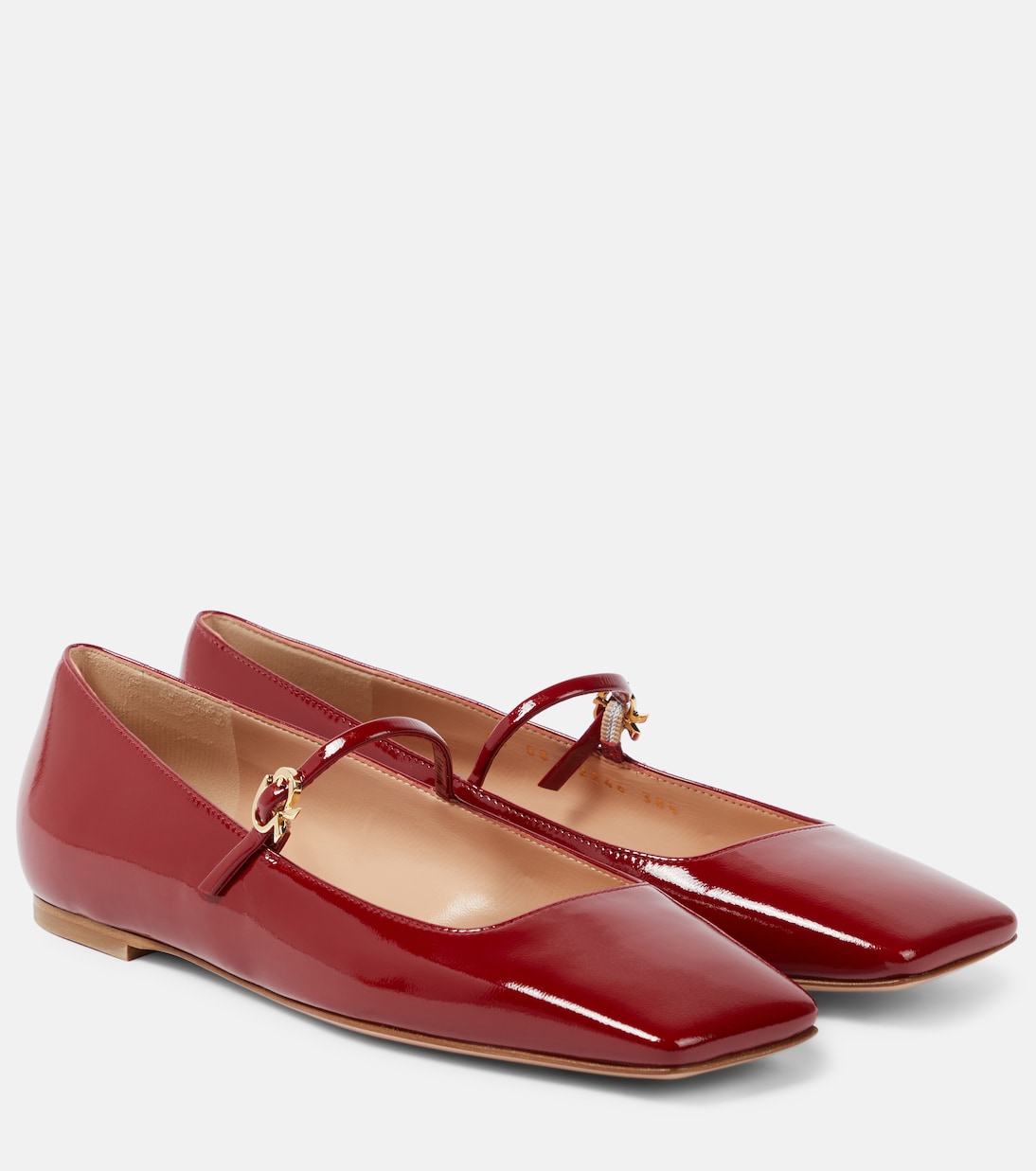 Christina patent leather Mary Jane flats | Gianvito Rossi