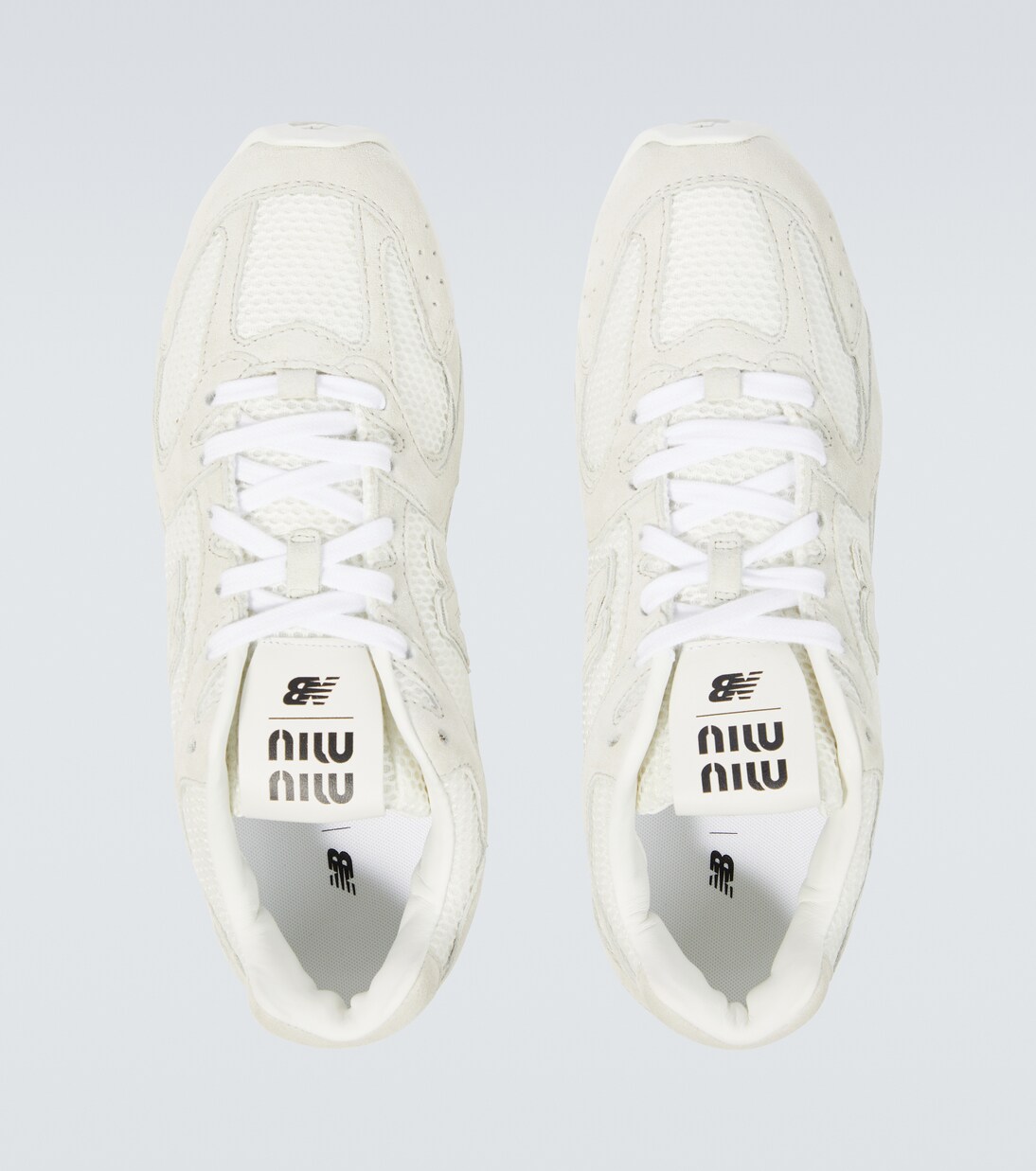 X New Balance Sneakers 530 SL mit Veloursleder in Weiß - Miu Miu 