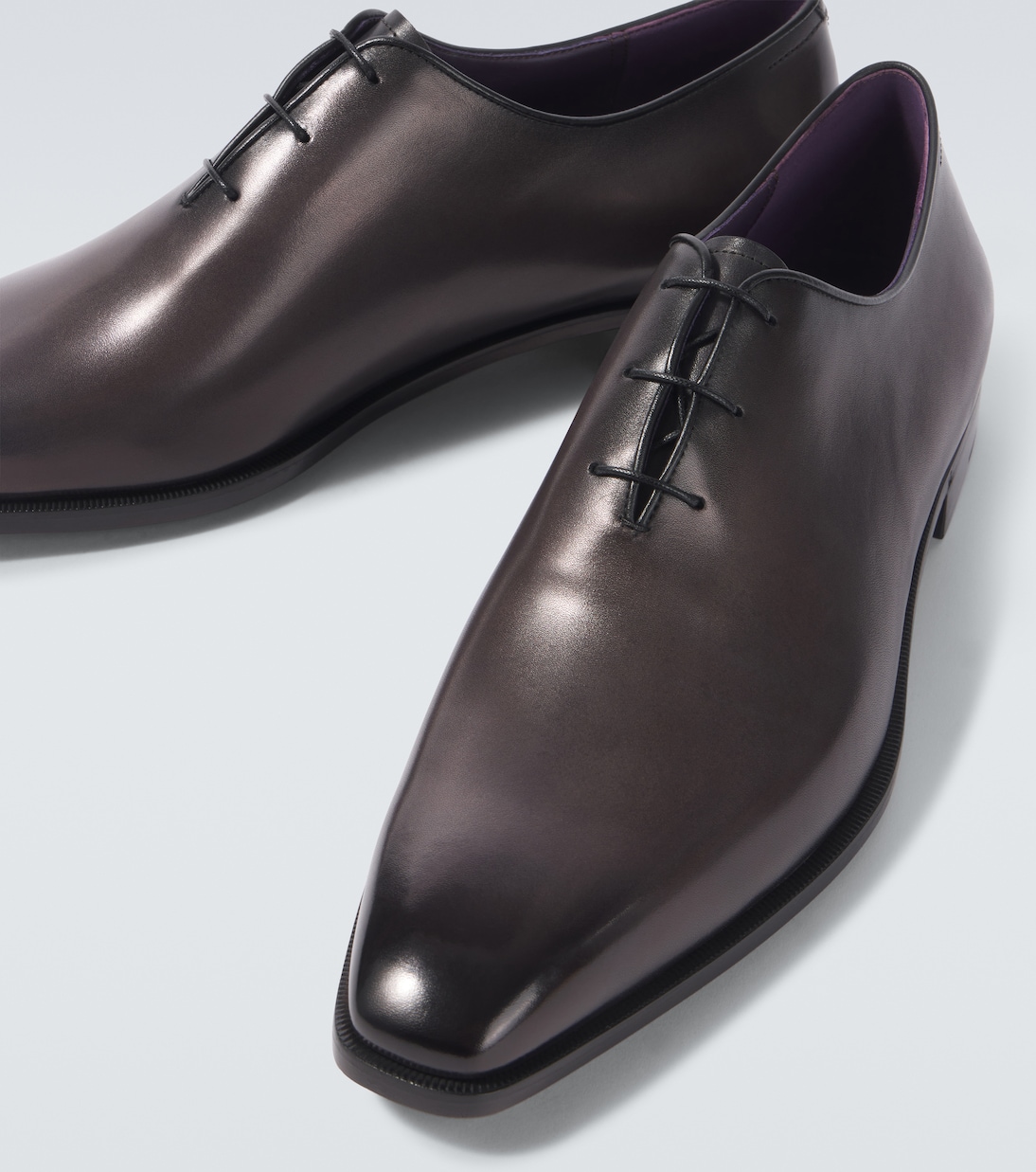 Alessandro leather Oxford shoes in black - Berluti | Mytheresa