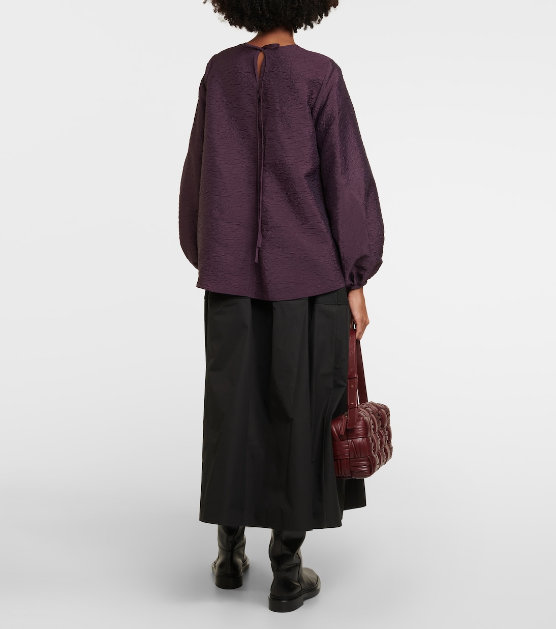 Soka Purple – Silk Blazer