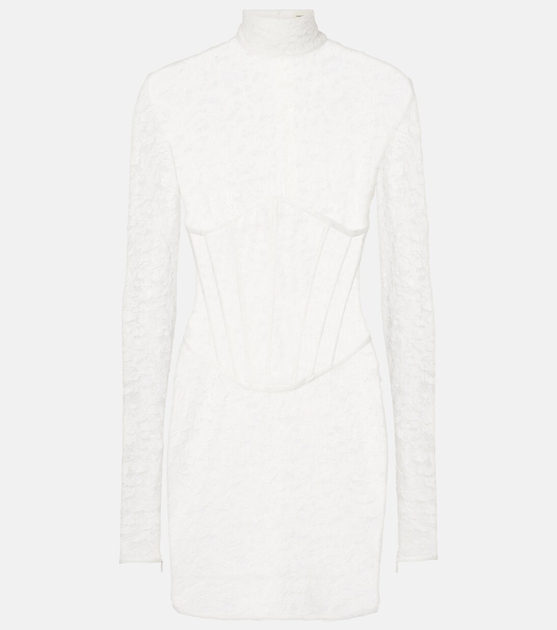 Isadora Lace Mini Dress - White