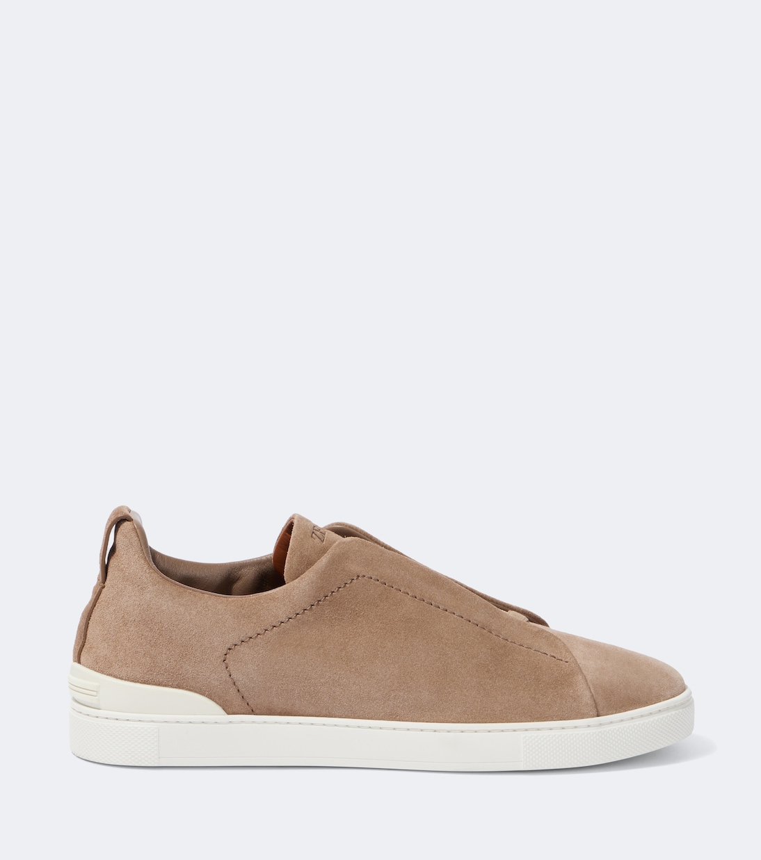 Triple Stitch suede sneakers in beige - Zegna | Mytheresa