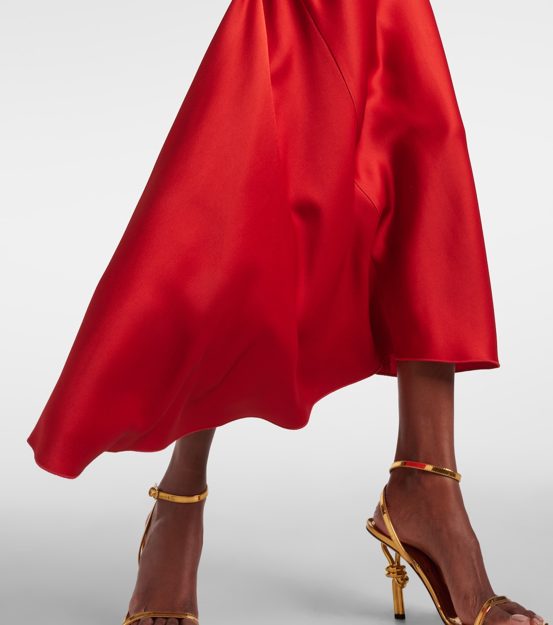 Slipdress Netto aus Satin in Rot - Max Mara | Mytheresa 