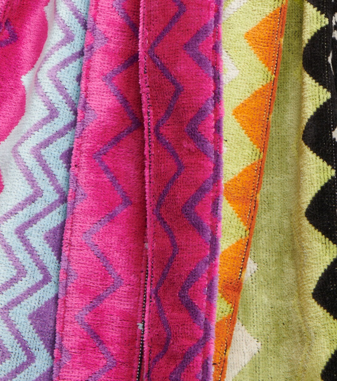 Hooded Cotton Robe in Multicoloured Missoni Mytheresa