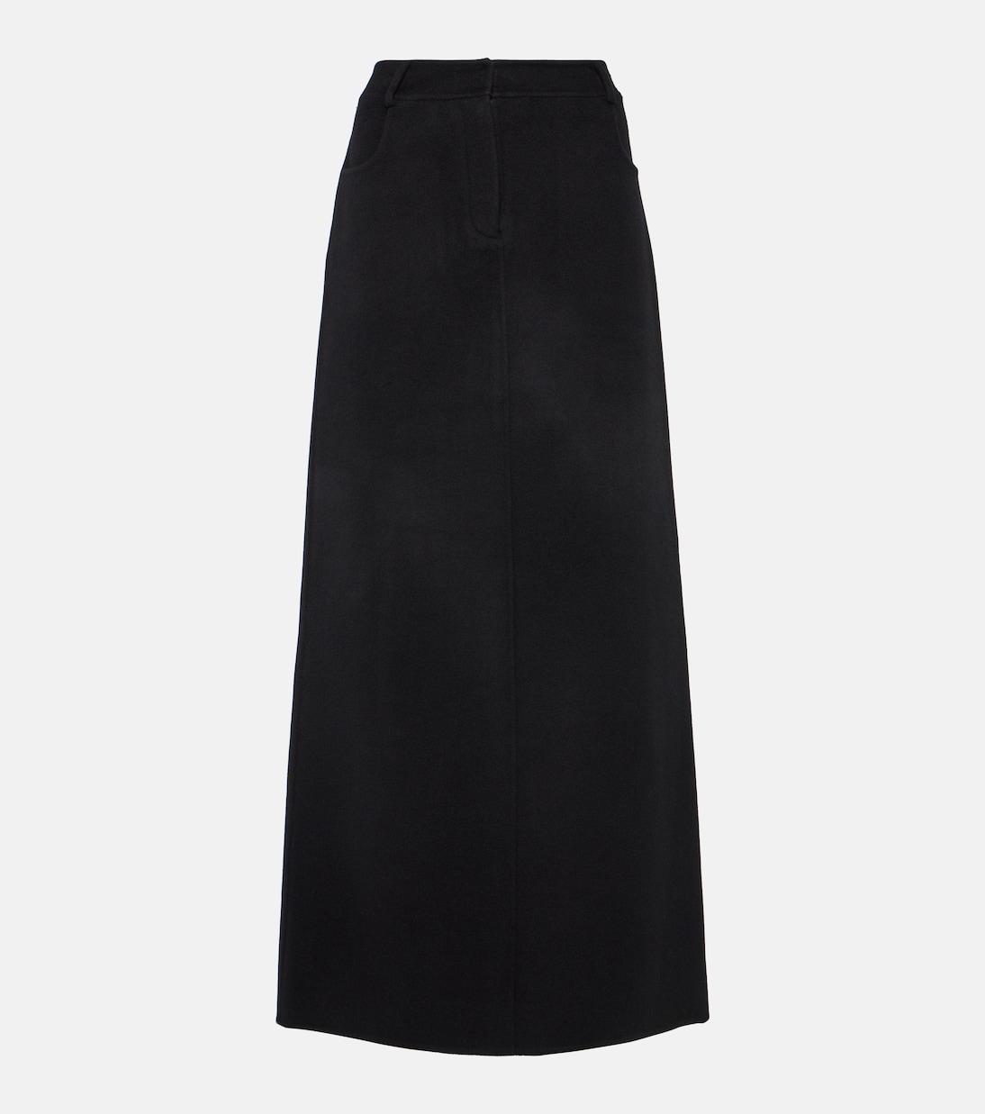 Malvo woolblend maxi skirt in black The Frankie Shop Mytheresa